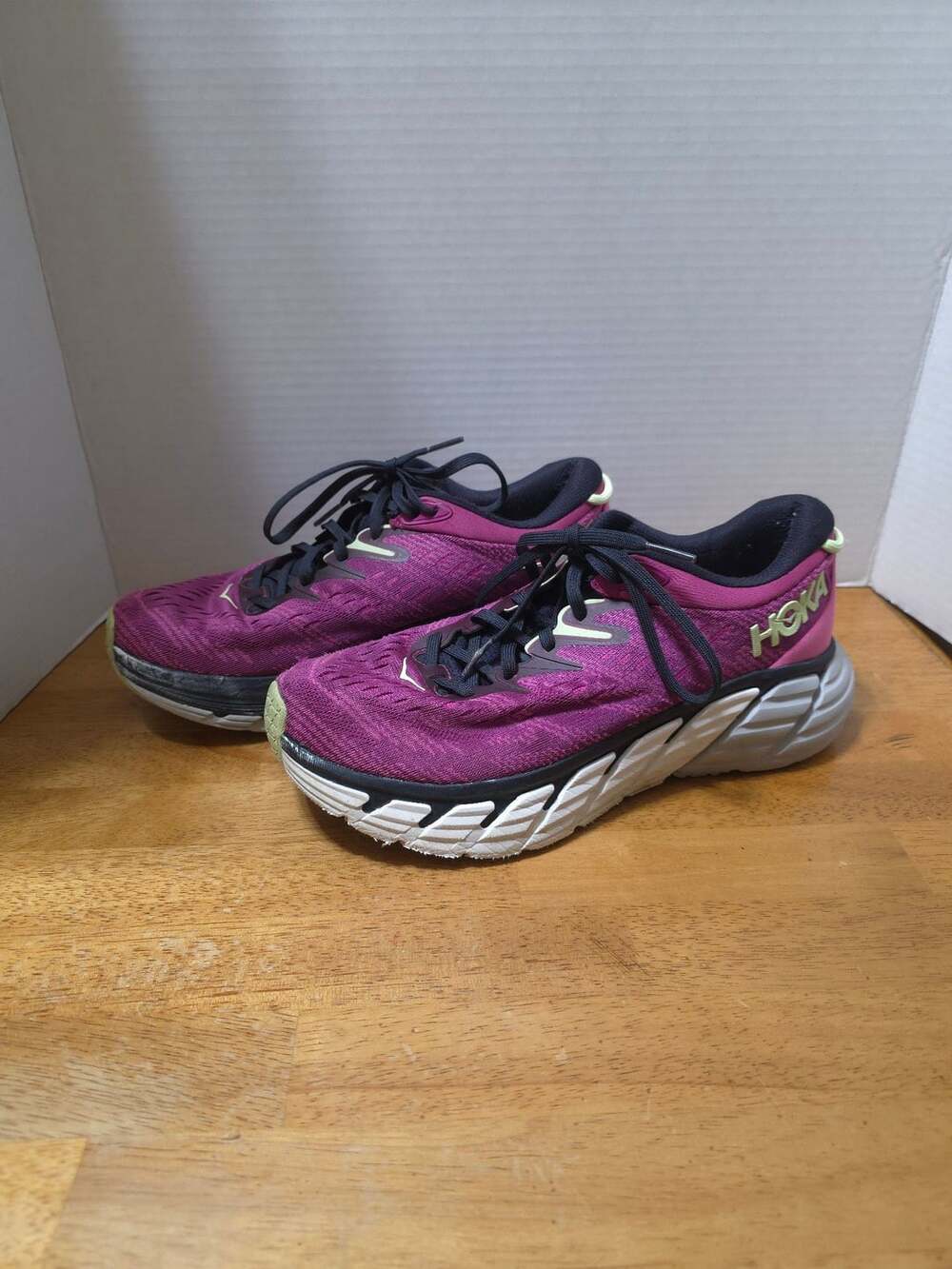 Hoka Gaviota 4 Festival Fuchsia Blue Women's Running Shoes